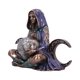 thumbnail image 4 of Diosa de la Madre Tierra Escultura Estatuilla Estatua de Resina Gaia Adorno Artesanal Decoración del hogar,11 Feliz Sencillez, 4 of 5