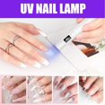 thumbnail image 5 of Lámpara ultravioleta portátil para uñas de gel, secador de uñas recargable por USB, linterna LED para decoración de uñas de gel, mini luz ultravioleta LED para uñas de gel, lámpara para uñas para cur, 5 of 5