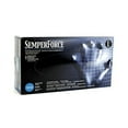 thumbnail image 2 of SemperForce Black Nitrile Gloves - Small Box (100 Gloves) - Latex Free - Tough Disposable Gloves - Textured Grip, 2 of 3