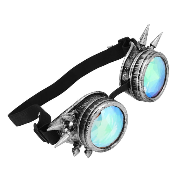 Gafas psicodélicas Jadeshay estilo steampunk caleidoscópicas