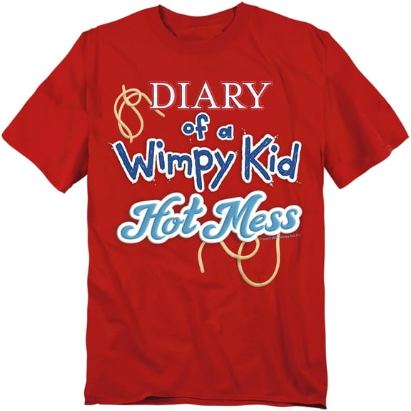 Diary Of A Wimpy Kid T-Shirt Hot Mess Logo Unisex Graphic Tee for Men & Women