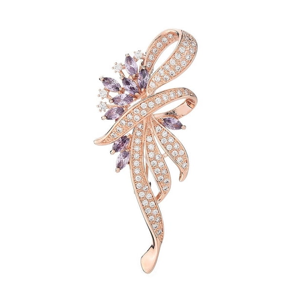 Broche de estilo vintage de lujo creado para mujeres, niñas y señoras.