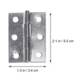 thumbnail image 2 of OULII 32pcs Hinges for Cabinets Stainless Steel Backflap Hinge for Tool Box, 2 of 2