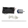 thumbnail image 3 of Kit de experimentos científicos para hacer tú mismo con motor de barco, proyecto de modelo de barco de remos educativo con Eje de 12 cm, 3 of 9