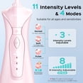 thumbnail image 3 of COSLUS CX30 Water Dental Flosser Pick for Teeth,DIY Mode,300ML,IPX7 Waterproof,Portable,Rechargeable,for Home Travel-Pink, 3 of 9