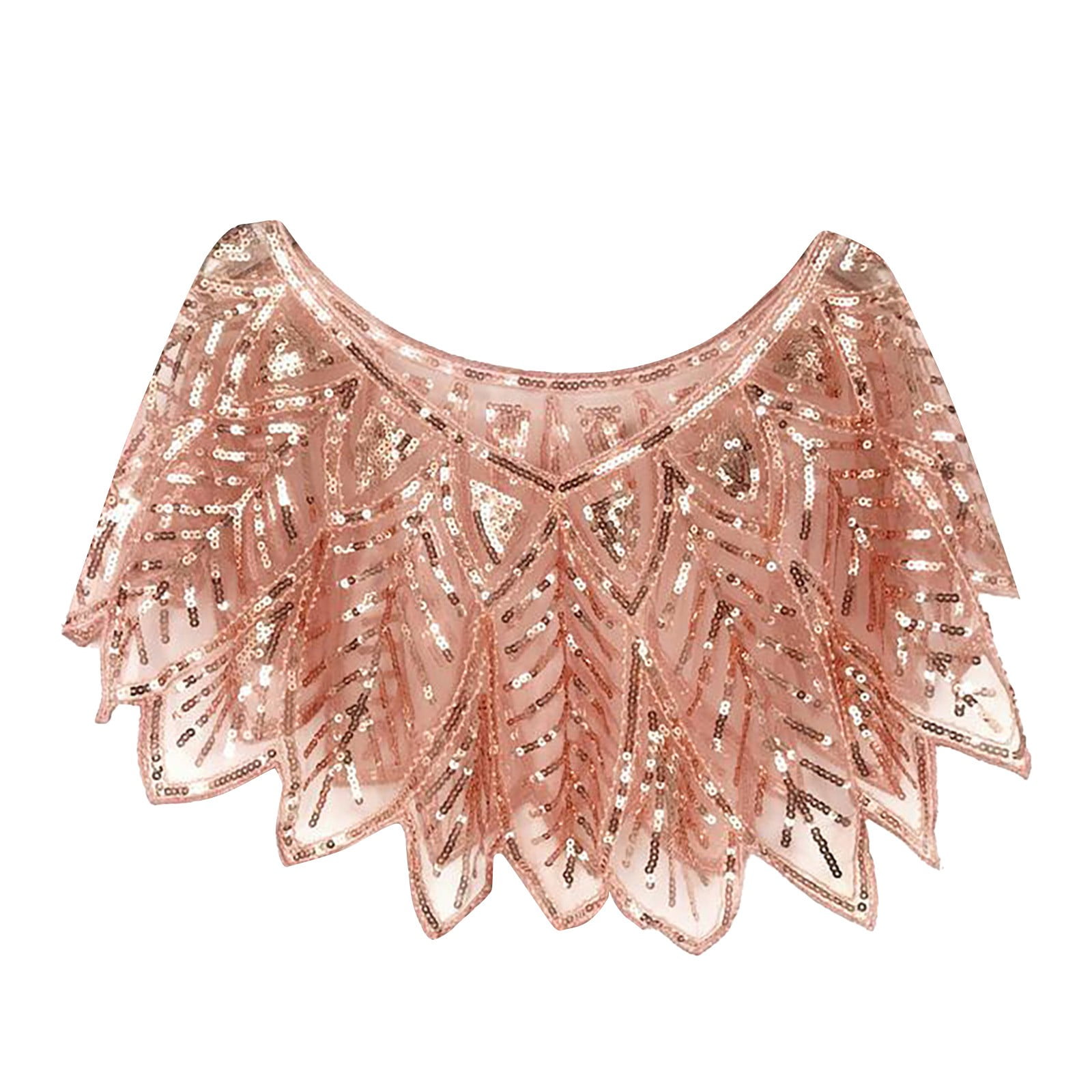 Fgnfyis Womens Retro Dinner Shawl Sequined Evening Dress Small Jacket Cover  up Windproof Cloak Elegant Rose Gold - Walmart.ca