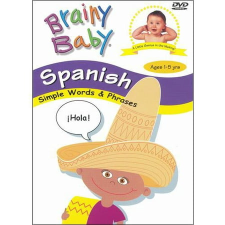 brainy baby learn spanish language dvd classic (Best Baby Learning Dvds)