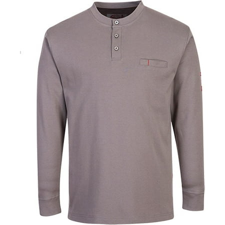 Portwest FR32 FR Antistatic Henley T-Shirt-Grey-3XL | Walmart Canada