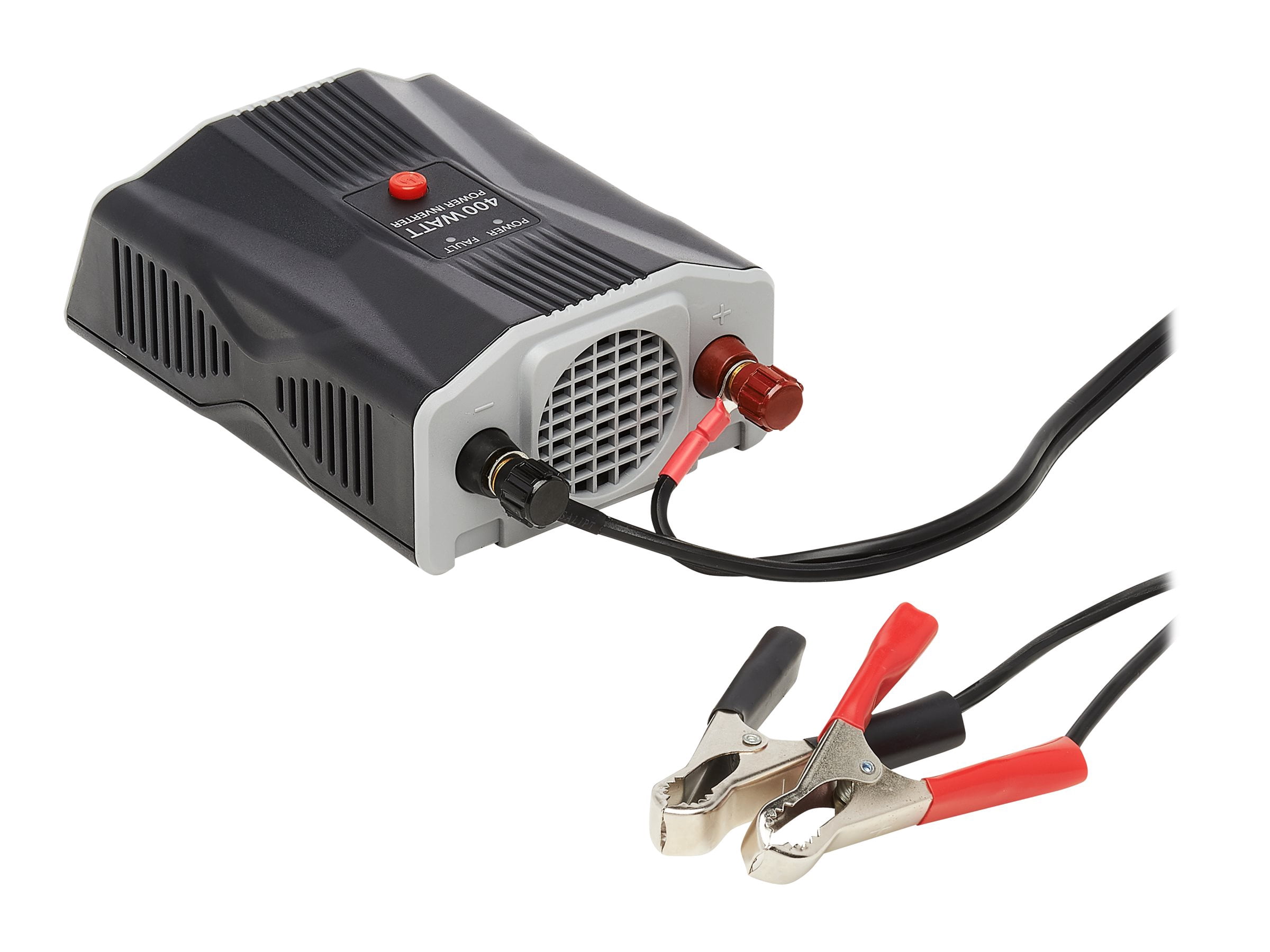 Tripp Lite 400W Car Power Inverter with 2 Outlets & 2 USB Charging Ports, Ultra-Compact (PV400USB)