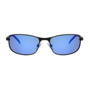 Foster Grant Mens Single Bridge Black Sunglass
