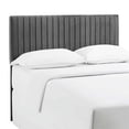 thumbnail image 3 of Modway Keira Full / Queen Performance Velvet Headboard in Gray, 3 of 8