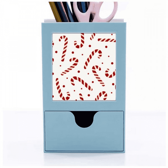 mas Crutch White Repeat Festival Desk Supplies Organizer Pen Holder Card