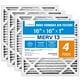 thumbnail image 1 of LotFancy Filtros de Aire 16x16x1, Filtros de Aire para Horno HVAC AC Plisados MERV 13, Paquete de 4, 1 of 8
