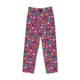 thumbnail image 4 of Easygdp Summer Flamingo Men's Pajama Pant, Sleep Elastic Waistband Lounge Pants - Medium, 4 of 9