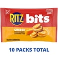 thumbnail image 2 of 4 pack RITZ Bits Cheese Sandwich Crackers, Lunch Snacks for Kids and Adults, 10 Snack Packs, 2 of 5