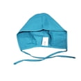 thumbnail image 2 of Surgical Scrub Cap Hat Solid Color, Teal Green, 2 of 3