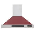 thumbnail image 6 of Kucht Professional 36" Stainless Steel Wall Mounted Range Hood in Red, 6 of 9