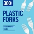 thumbnail image 2 of Staples Perk Plastic Fork Medium-Weight White PK56401, 2 of 2