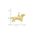 thumbnail image 2 of Gem & Harmony 14K Yellow Gold 3D Dachshund Dog Charm Pendant (NO CHAIN) for Women, 2 of 6