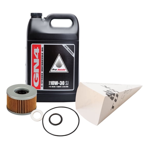 Tusk 4-Stroke Oil Change Kit Pro-Honda GN4 10W-30 For Honda Pioneer 700-4 2014-2021
