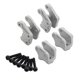 thumbnail image 1 of 26-27 4pcs Metal Front Rear Axle Lower Shock Linkage Fixd Mount,2, 1 of 4