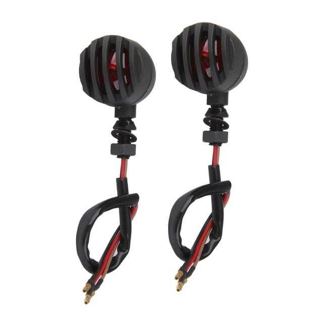 Par de Señales de Motocicleta 12V 5W Luces ópticas Iluminación s Bombils Rojo Sunnimix Luces de señal de giro de motocicleta