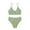 Green, variant on Jamicy Swimsuit for Girls for 8-15 Years Kids Girl's Solid Summer Bikini Sets Two Piece Bathing Suit V Neck Adjustable Strap Swimsuit Swimwear