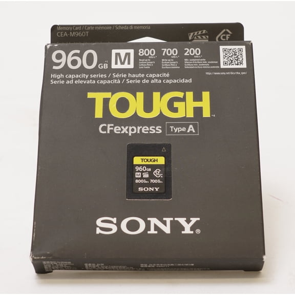 Pre-Owned Sony CEA-M Series TOUGH 960GB CFexpress Type-A Memory Card
