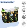 thumbnail image 5 of WOBOGO Stpatricks Day Four Leaves Clover Tote Shopping Bag Reusable Heavy Duty Durable Foldable Washable 15.4×12.8×9.8in, 5 of 8