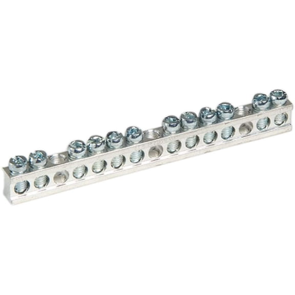 Square D 12-Terminal QO & Homeline Aluminum Ground Bar Kit