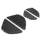 thumbnail image 1 of 4pcs Carbon Fiber Inner Door Handle Bowl Trim Sticker Prevet Scratches Fit for V60 / S60, 1 of 9