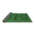 thumbnail image 2 of Ahgly Company Indoor Rectangle Persian Emerald Green Traditional Area Rugs, 2' x 5', 2 of 4