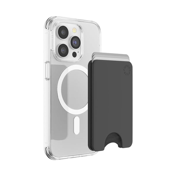 Cartera para teléfono PopSockets minimalista y delgada con adaptador MagSafe