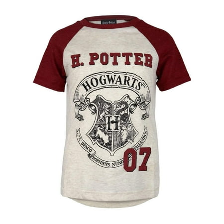 Relatie adopteren Redenaar Harry Potter Girls Hogwarts Crest Raglan T-Shirt | Walmart Canada