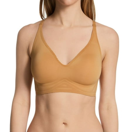 

Women s Rhonda Shear 1699 Gel Wireless Bra with No Back Closure (Suntan 1X)