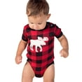 thumbnail image 2 of LazyOne Matching Family Pajama Sets for Adults, Teens, and Kids (Moose Plaid, 6 MO), 2 of 7