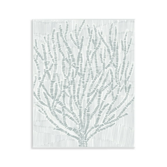 Stupell Industries Sketched Coral Sprigs Nautical & Beach Painting Unframed Art Print Wall Art, 11 x 14