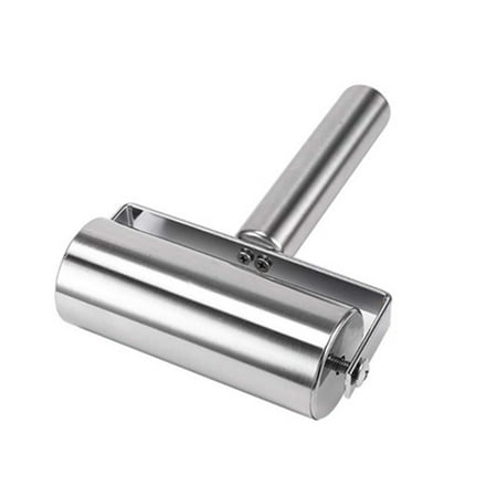 

TongL Rolling Pin Anti-rust Non Stick Stainless Steel T Shaped Pasta Pizza Roller for Kitchen