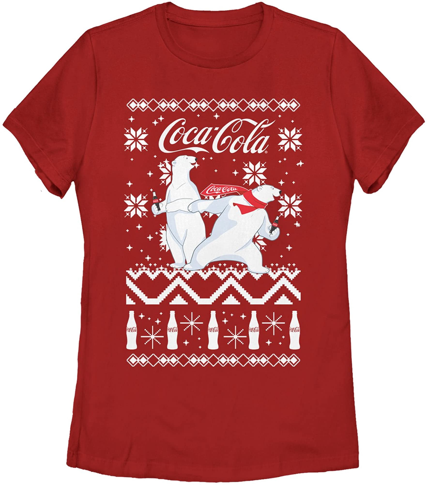 Womens Coca Cola Ugly Christmas Polar 