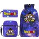 thumbnail image 1 of 3 Pcs/Set Dragon Ball Vegeta Printed Set with Case Pencil Case School Bag Travel Daypack, 1 of 1