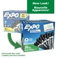 thumbnail image 2 of EXPO Dry Erase Markers, Low Odour Ink, Black, Chisel Tip, 36 Count, 2 of 7