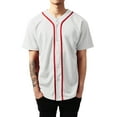 thumbnail image 3 of Hat and Beyond Men's Active Baseball Button Down Jersey Sportswear, 3 of 4