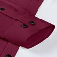 thumbnail image 4 of TINZ Chemise Extensible pour Homme Coupe Confort Décontractée Grande Taille Chemise Boutonnée Décontractée Douce et Respirante Chemise de Travail Formelle Chemise Habillée T-Shirt d'Extérieur Pyjama Barboteuse, 4 of 5