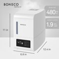 thumbnail image 3 of BONECO S250 Large Room Steam Humidifier with Warm Mist and Digital Display, 3 of 9