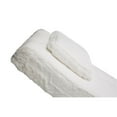 thumbnail image 3 of Astro Faux-Fur Chaise Lounge Chair - Moonstone White/Stainless Steel, 3 of 10