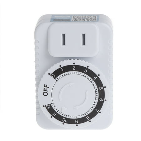 

SUOAGIN 12 Hour Timer Mechanical Charging Motor Car Mobile Phone Automatic Power Off