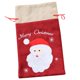 thumbnail image 3 of Bolsa de Navidad Gloria de Tela Roja con cordón 33x57cm Almacenaje de Adornos Festivos, 3 of 9