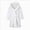 B03-White, variant on Gibobby Toddler Boys Girls Flannel Bathrobes Kids Soft Hooded Sleepwear Cartoon Print Night-robe Kids Flannel Hooded Bathrobe Toddler Plush Robes With Belt Toddler Pajamas,Purple,Size 5-6T