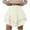 Z2-Beige, variant on vigerkar Flowy Shorts for Women Casual Boho Ruffle Tiered Skorts High Waist Mini Skirts Golf Tennis Shorts White, M