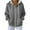 Gray, variant on Otntypg Full Zip up Waffle Knit Hoodie Jackets for Women Lightweight Casual Fall Winter Long Sleeve Drawstring Hooded Pullover Sweatshirts Loose Oversized Outwear Coat with Pockets Hot Pink XL